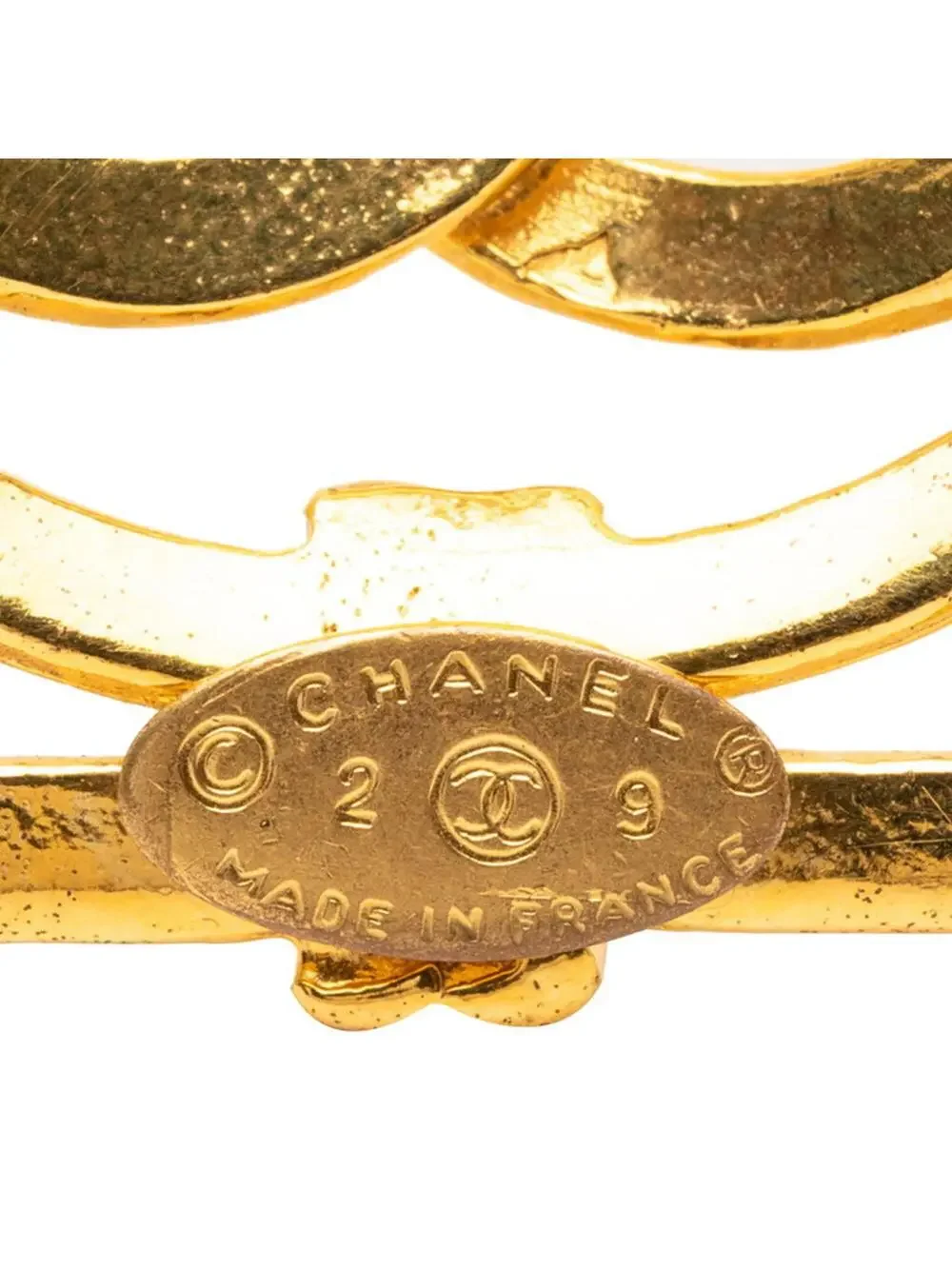 Chanel Cc Logo Brooch Metal #250218C76B